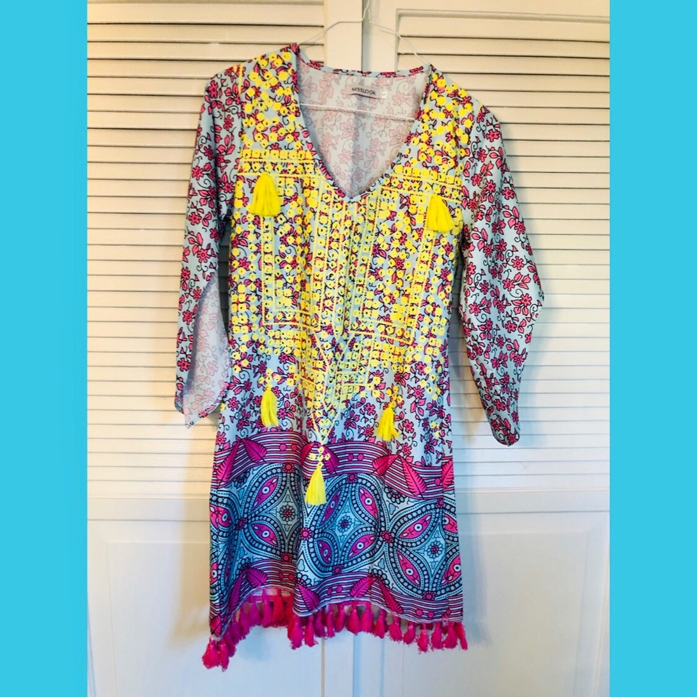 MissLook Print Dress